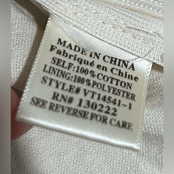 Cream women’s crop top with puffy sleeves - Picture 7 of 7